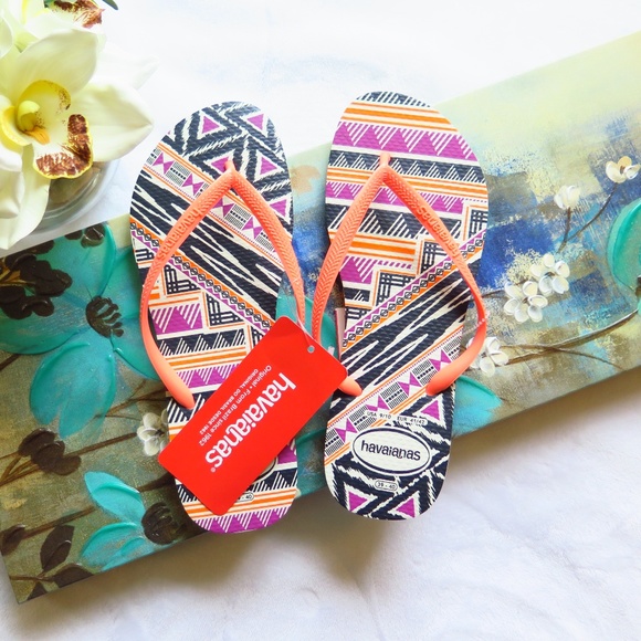 *NWT*   Havaianas Aztec Flip Flop Size US 9/10 - Picture 3 of 6